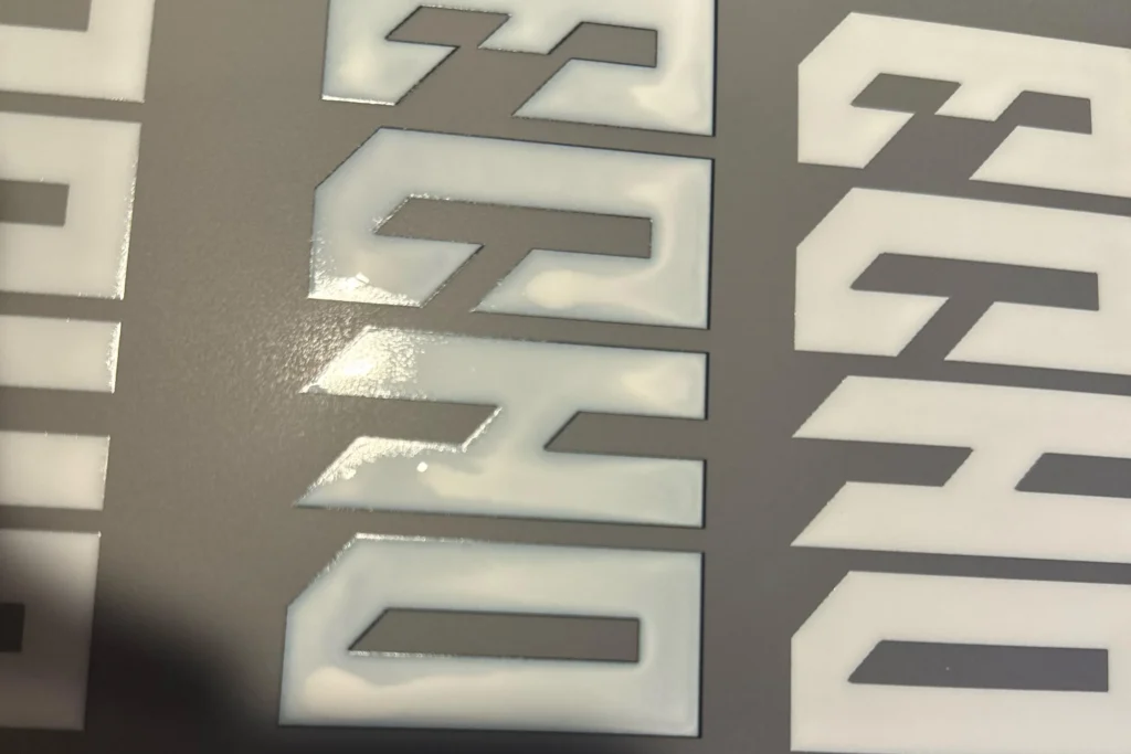 poor dtf film can lead to uneven ink mixing