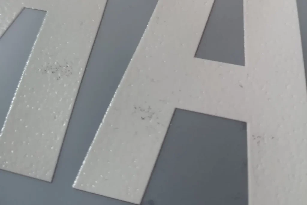 subtle impurities caused by dtf film variations