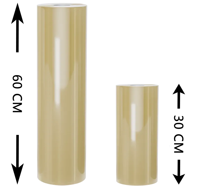 a film clear 60cm vs 30cm