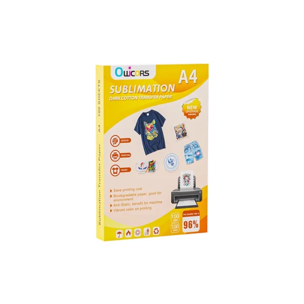 suba4d dark color heat transfer paper a4