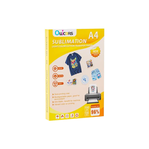 suba4l light color heat transfer paper a4