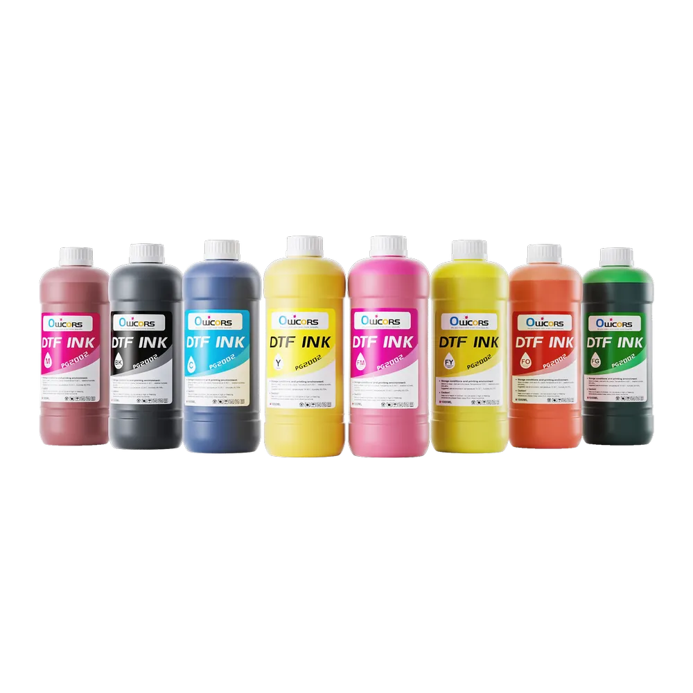 multiple colors dtf ink