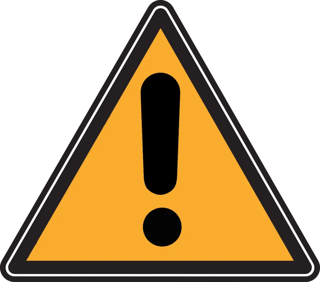 warning icons