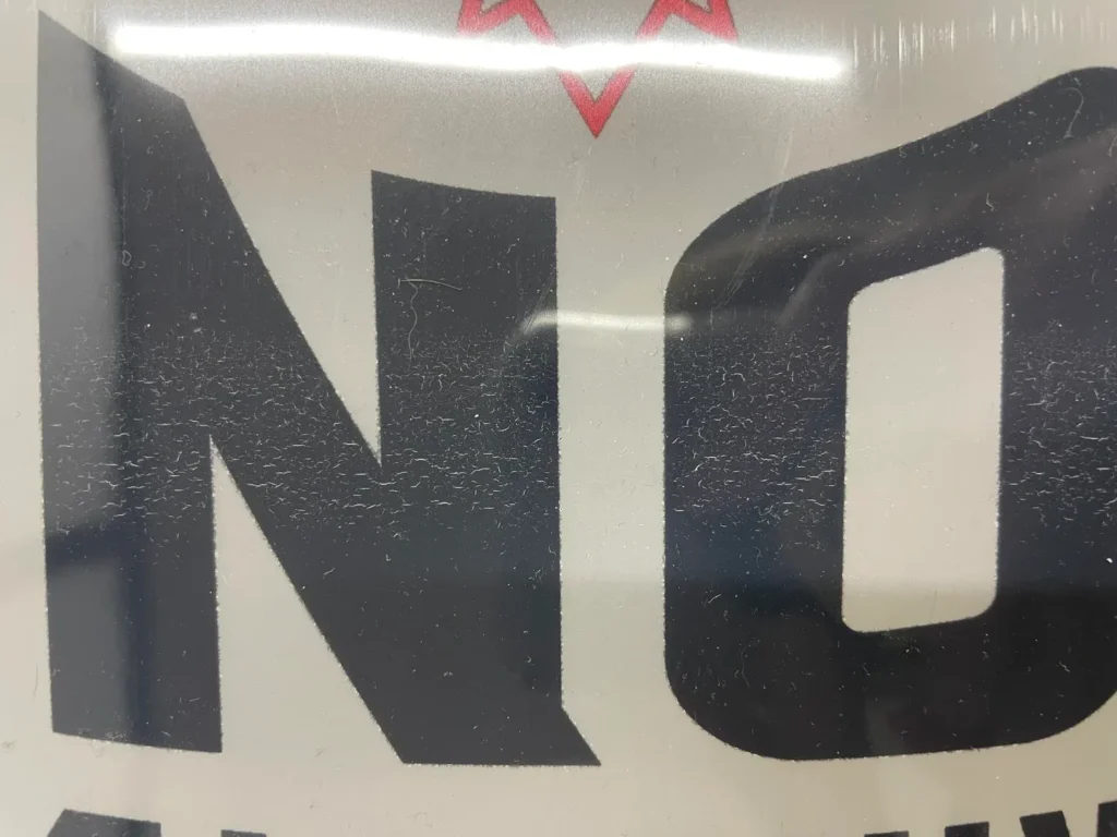 Cracks on the DTF transfer failure pattern 2