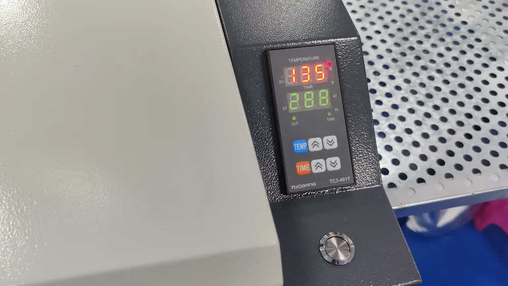 DTF Oven Temperature Settings