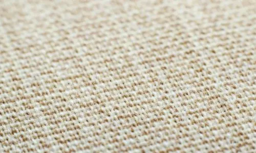 Hemp silk fabric surface